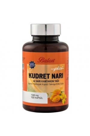 Balen Kudret Narı Ve Sarı Kantaron Yağı İçeren plus Yumuşak Kapsül&hellip;